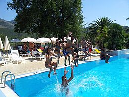 Residence Trivento mit Pool und Meerblick in Palinuro