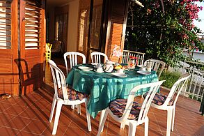 Ferienanlge mit Pool, Bar und Pizzeria am Capo Palinuro