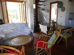 große Ferienwohnung Villa Dolores in der Bucht von Salina Sicca - Cala Liberotto am Sandstrand gelegen
